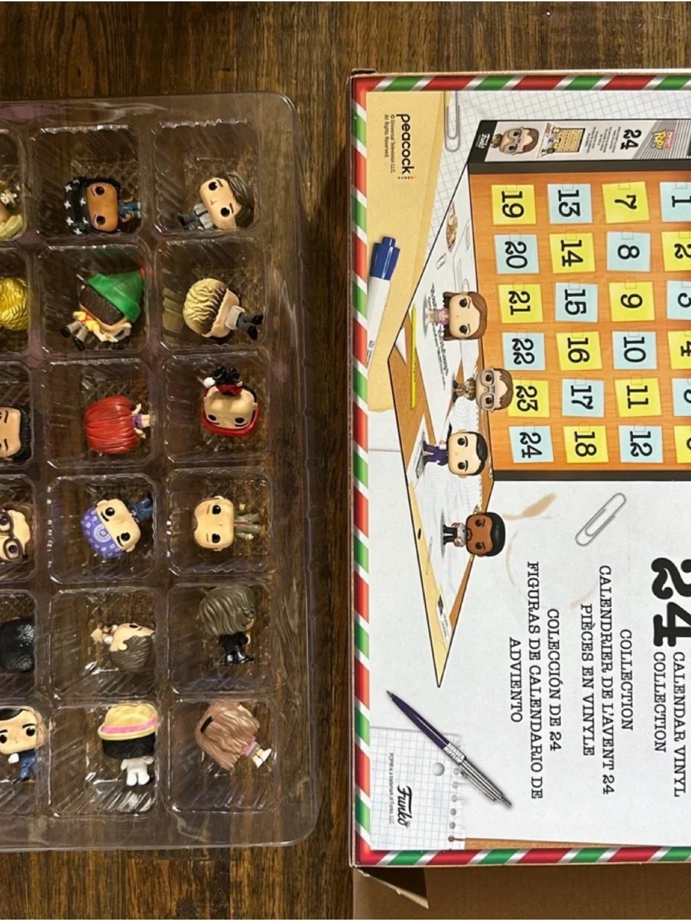 Funko The Office Pocket Pop! 24-Day Advent Calendar Vinyl Figures Christmas